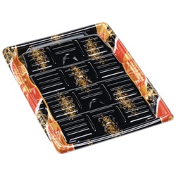 惣菜容器 MTD32-24 本体 流華赤 エフピコ