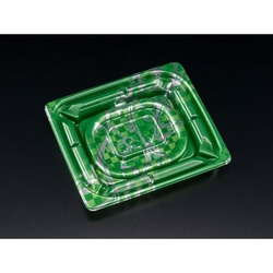 リスパック 惣菜容器 バイオカップ 優枠 13-11B 新エマグリーン 本体