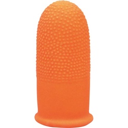 指サックＭ　オレンジ　１０個入×１０