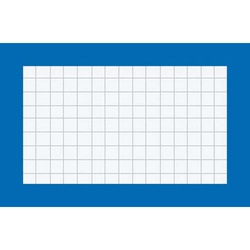 マグネット見出し４３×７４ｍｍ青