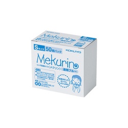 紙めくり＜メクリン＞透明ブルーＳ　５０個