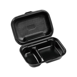 弁当容器 DLVボーノ23-16-1MFP 黒W エフピコ