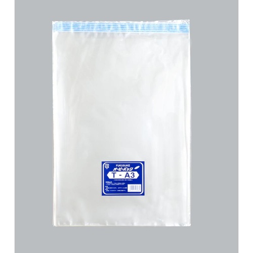 テープ有 OPP袋 オーピーパックC T-A3 100枚入 福助工業