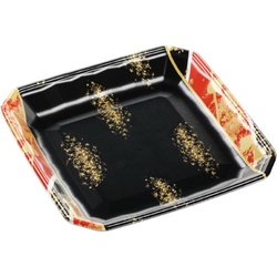 発泡トレー メガプレート24-24(30)平 流華赤 エフピコ