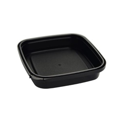 透明カップ エコロック K-300(切取タイプ)黒 本体 酒井容器