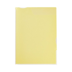 スーパーハードホルダー（マチ付）　Ａ４　黄色