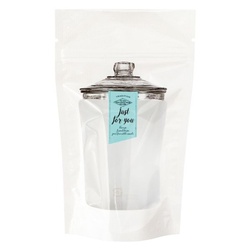 チャック付き袋 ガラスキャニスタージップスタンドバッグ-4(100枚) ヘッズ