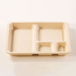 丸紅プラックス 弁当容器 MPB-6 ナチュラル 本体