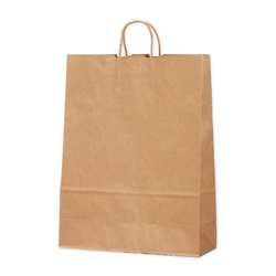 持ち帰り用紙袋 50-5401 手提げ袋 未晒 380×150×500 50P ササガワ