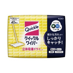 クイックルワイパー立体吸着ドライシート４０枚×６