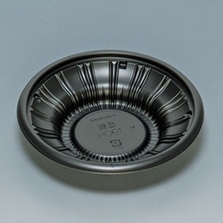 どんぶり容器 盛飯190H 本体 黒 福助工業