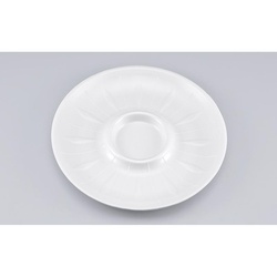 発泡トレー SF丸皿255 無地 シーピー化成