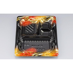 シーピー化成 弁当容器 BF恵味8-5 天舞赤 本体(N)