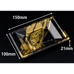 リスパック 寿司容器 万角15-10B らいらく金 本体