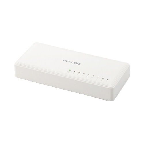 スイッチングハブ　プラ筐体　８ポート