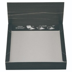 仕出し弁当容器 折蓋 75-75 黒木目 エフピコチューパ