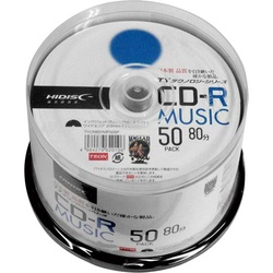 ＴＹシリーズ　ＣＤ−Ｒ　音楽用　スピンドル５０枚
