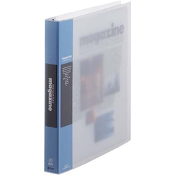 クリアーファイルマガジン差し替え式　青