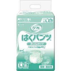 リフレはくパンツスリムタイプ　Ｌ　１８枚×６