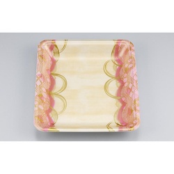 発泡トレー 新LL22-30 波瓦桃 シーピー化成