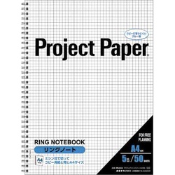 プロジェクトＲノートＡ４５ミリ方眼５０枚×１００