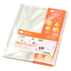 【廃番商品】テープ無 OPP袋 32-7056 マルチフクロ S-15-20 100枚入 ササガワ