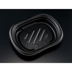 リスパック 惣菜容器 ホット ほんわか 19-15B 黒 本体