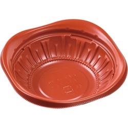 惣菜容器 FTデリボウル13(37) 本体 赤黒 エフピコ