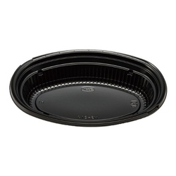 弁当容器 MS-214 黒 本体 (V) エフピコチューパ