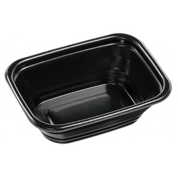 どんぶり容器 DLV角丼19-14(61)MFP 黒W エフピコ