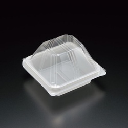 スミ 軽食容器 ユニコン LS-02 W おにぎり2個