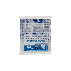 市町村ゴミ袋 多賀城地区指定 可燃(中) 10P 手付 ジャパックス