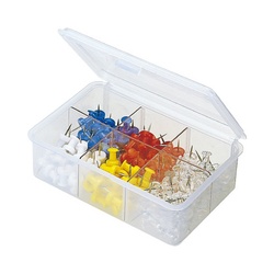 プラスチック画鋲ダルマタイプ１２０本入５色Ｘ２