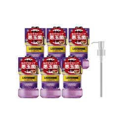 薬用リステリントータルケア１Ｌ×６本ポンプ付き