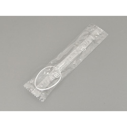 アサヒ徳島 使い捨てスプーン 丸中 B 透明 袋入