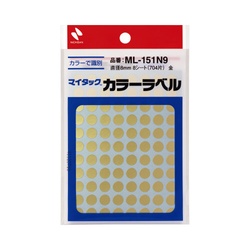 マイタックカラーラベル　８ｍｍ　金