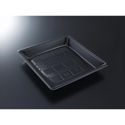 中央化学 発泡トレー 美栄え桶 24-24 黒