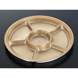 中央化学 オードブル容器 DXPD 丸32-6 G-BK 本体