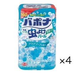 天然ハーブの虫よけパール１６０日アクアＳ×４