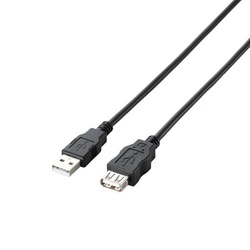 エコＵＳＢ２．０延長ケーブル　５ｍ　ＢＫ