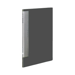 クリヤーブックウェーブカットＢ４縦１０Ｐ濃灰Ｘ３