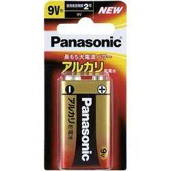 アルカリ乾電池　９Ｖ形　１パック