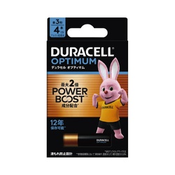 オプティマム　アルカリ乾電池単３　４本