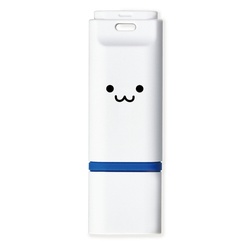 キャップ式ＵＳＢメモリ　３２ＧＢ　ホワイトフェイス