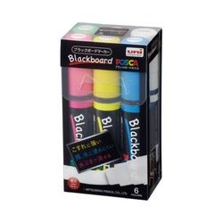 ブラックボードポスカ　極太　６色セット
