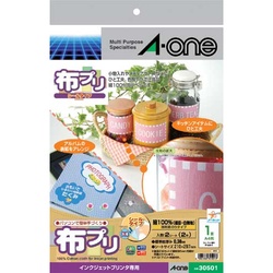 布プリＩＪＰ　シ−ルタイプ　Ａ４　１面　２枚