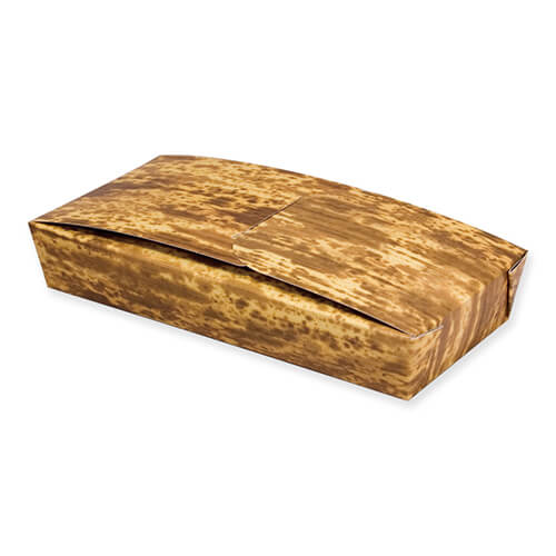 ペーパークラフト 食品箱 つつみ 竹皮柄 PPL-1