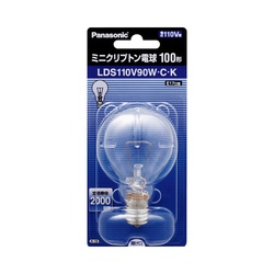 ミニクリプトン電球　１００Ｗ形　クリア×５