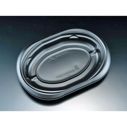 リスパック 軽食容器 バイオデリカ サラエル D24B 黒 本体