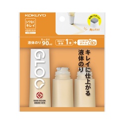 グルー液体のり　シワなくキレイ　本体＋つけ替え
